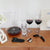 Vintorio Citadel Crystal Wine Decanter, Omni Aerator, Waiter's Corkscrew, Metal Foil Cutter, and GoodGlassware Wine Glasses on a shelf