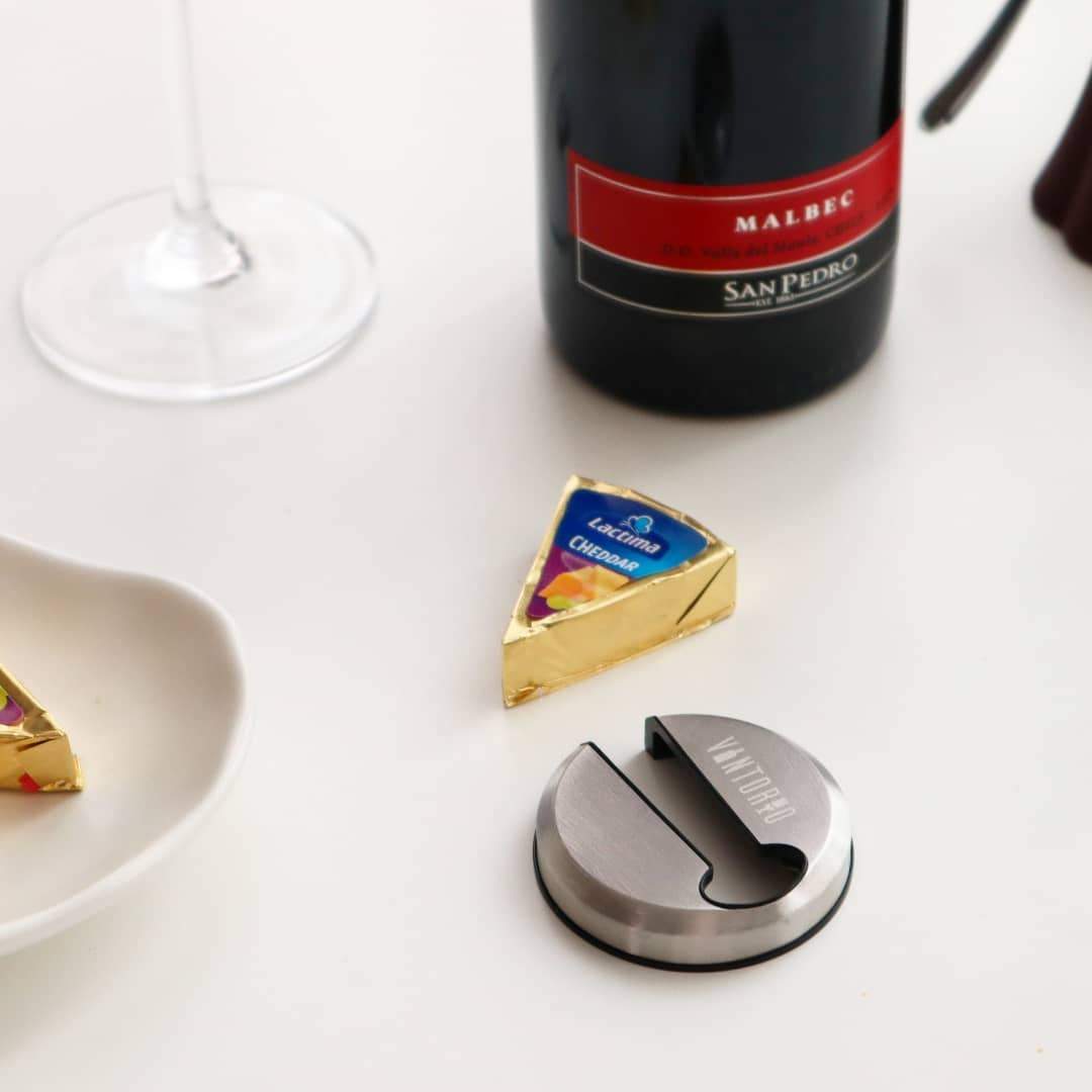 Vintorio Wine Foil Cutter - Cut Through Tough Wine Foils with Ease - Metal Plated Body, Sharp Blades…