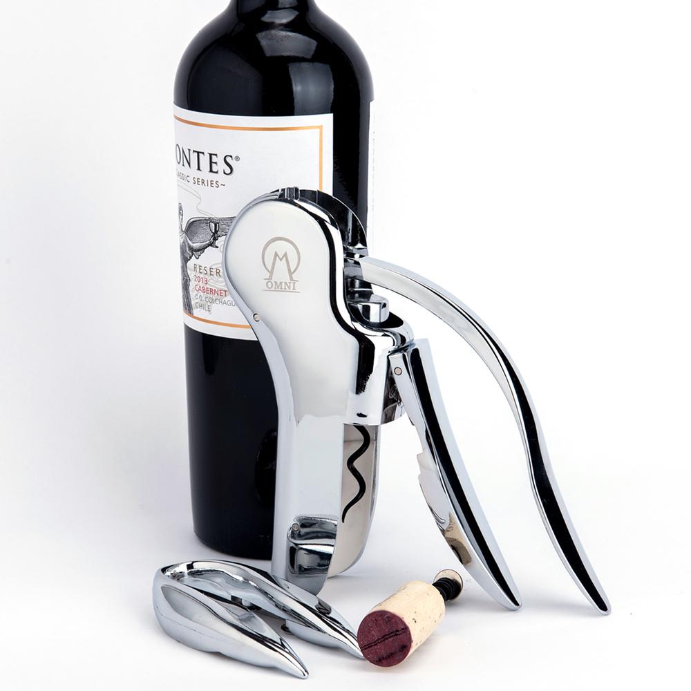 Omni Screw-Pull Lever Wine Bottle Opener - Vintorio