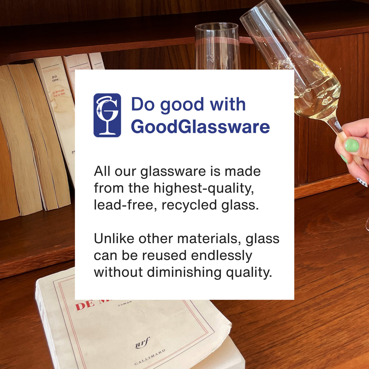 Vintorio GoodGlassware Champagne Flutes