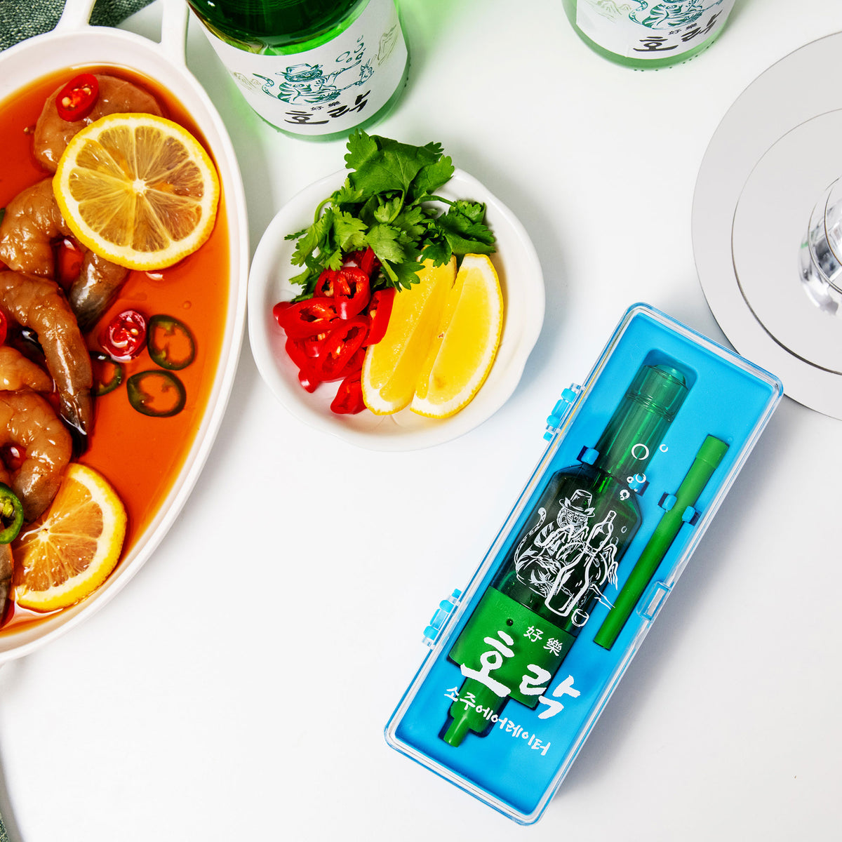 Vintorio Horak Soju Aerator Pourer - Liquor Pourer - Drink Soju with Korean Food