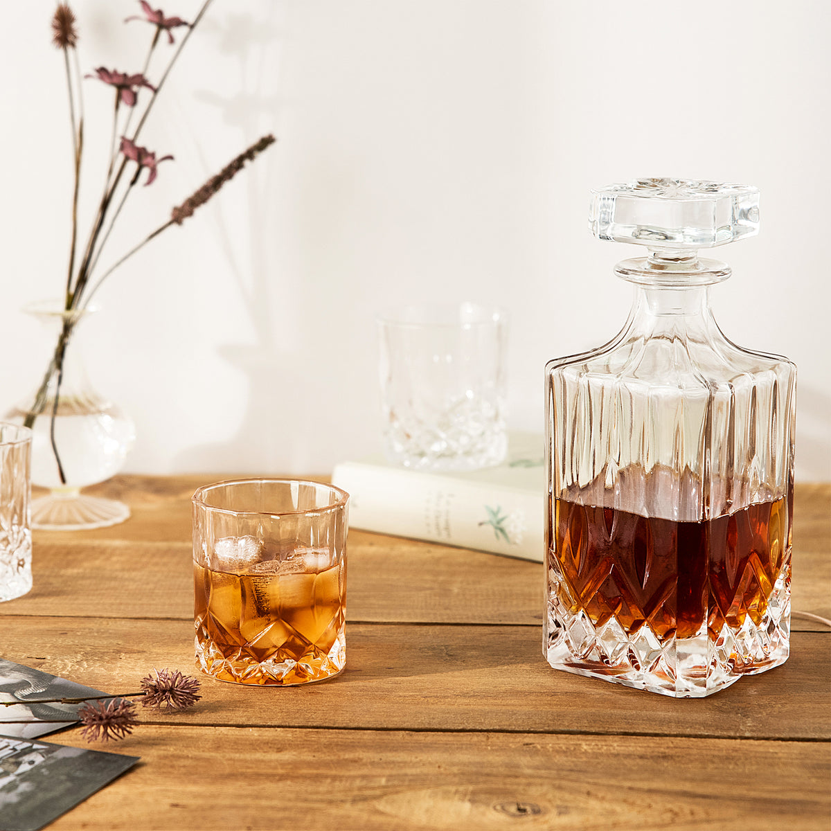 GoodGlassware Whiskey Decanter Set (Vintorio)