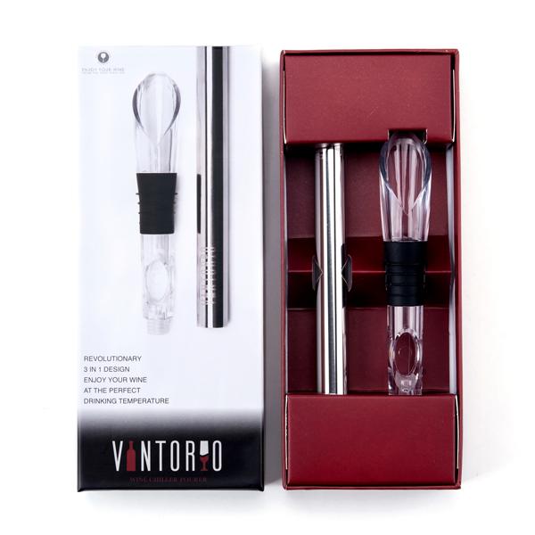 Vintorio 3 in 1 Wine Chiller Pourer - Vintorio